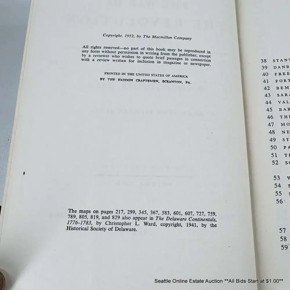 The War of the Revolution by Christopher Ward, 1952 Two Volume Set with Slipcase